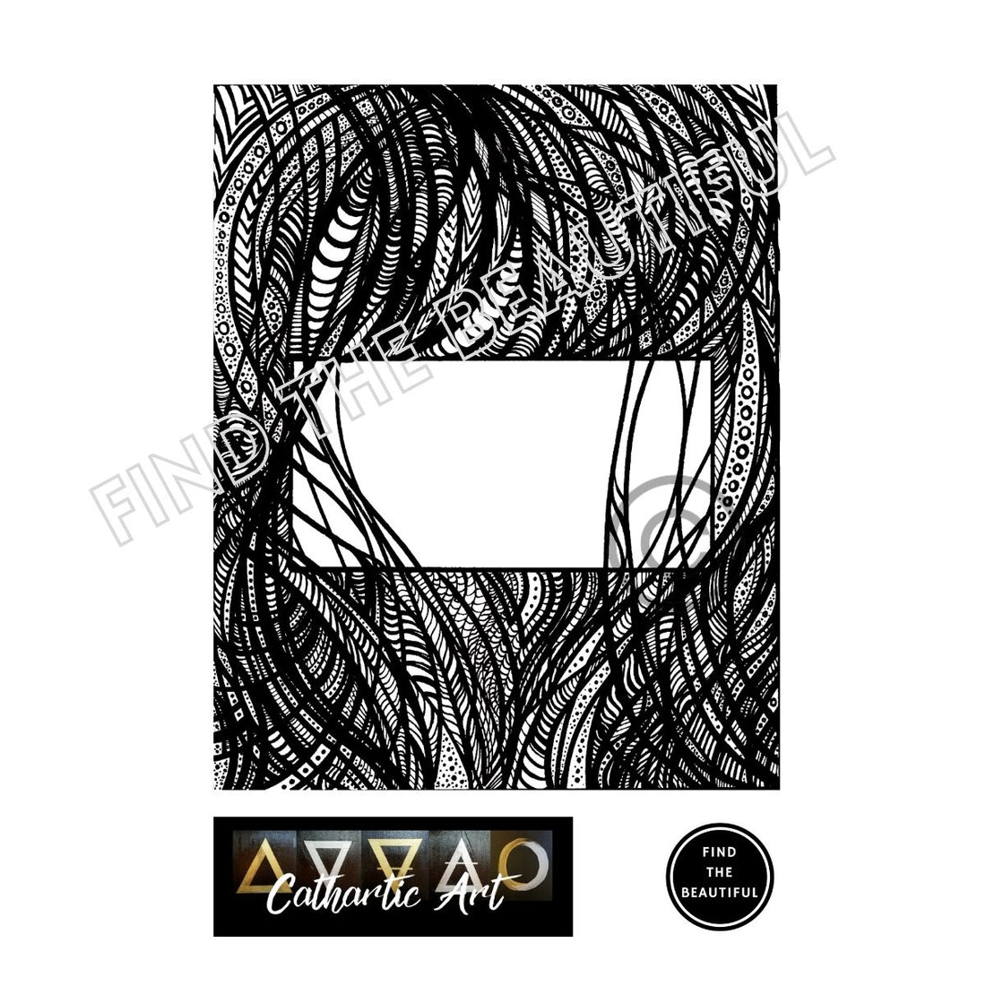 Brand New Adult Cathartic Art Companion Coloring Book Coming Soon