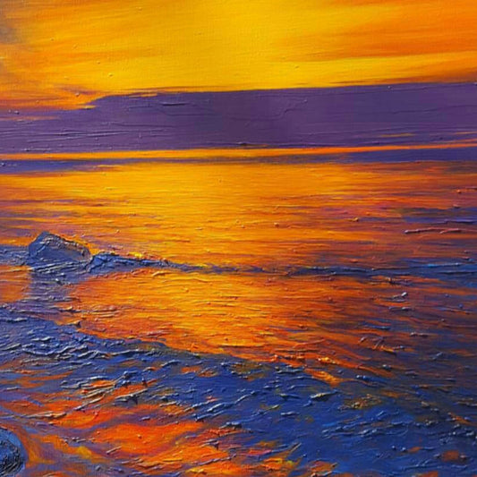 Lake Sunset Painting No. One & Some Updates