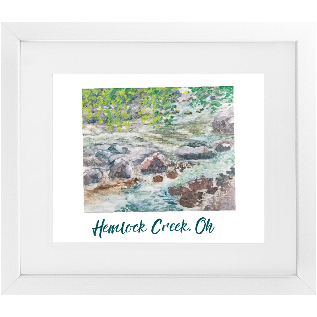Hemlock Creek Ohio Framed Prints - Find the Beautiful