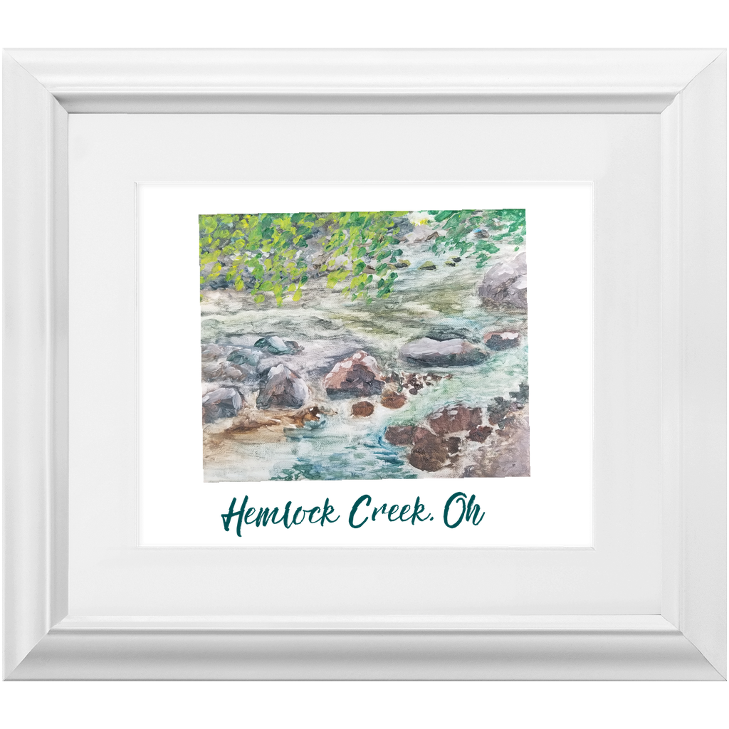 Hemlock Creek Ohio Framed Prints - Find the Beautiful