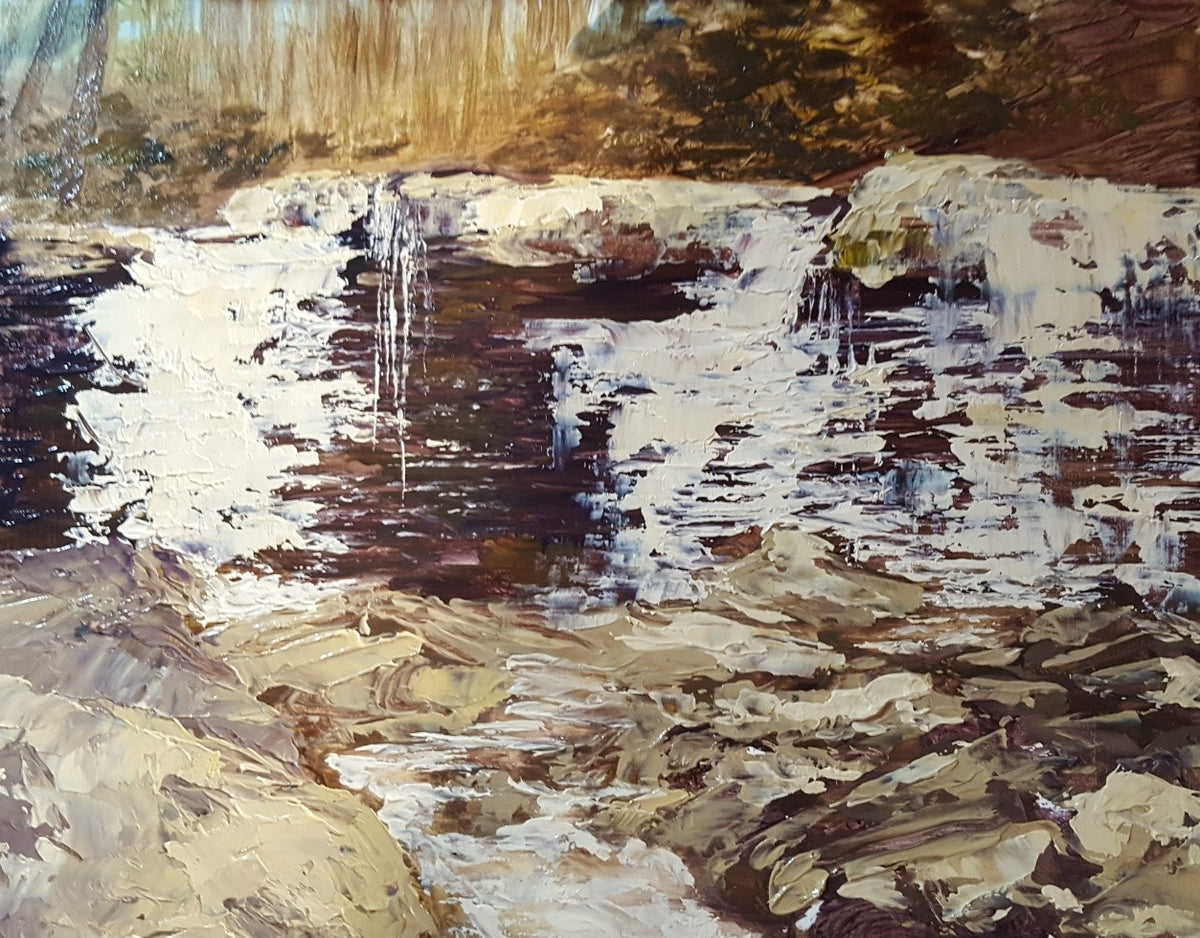 Great Falls Painting 5/27/17 Sold Example Only - Find the Beautiful