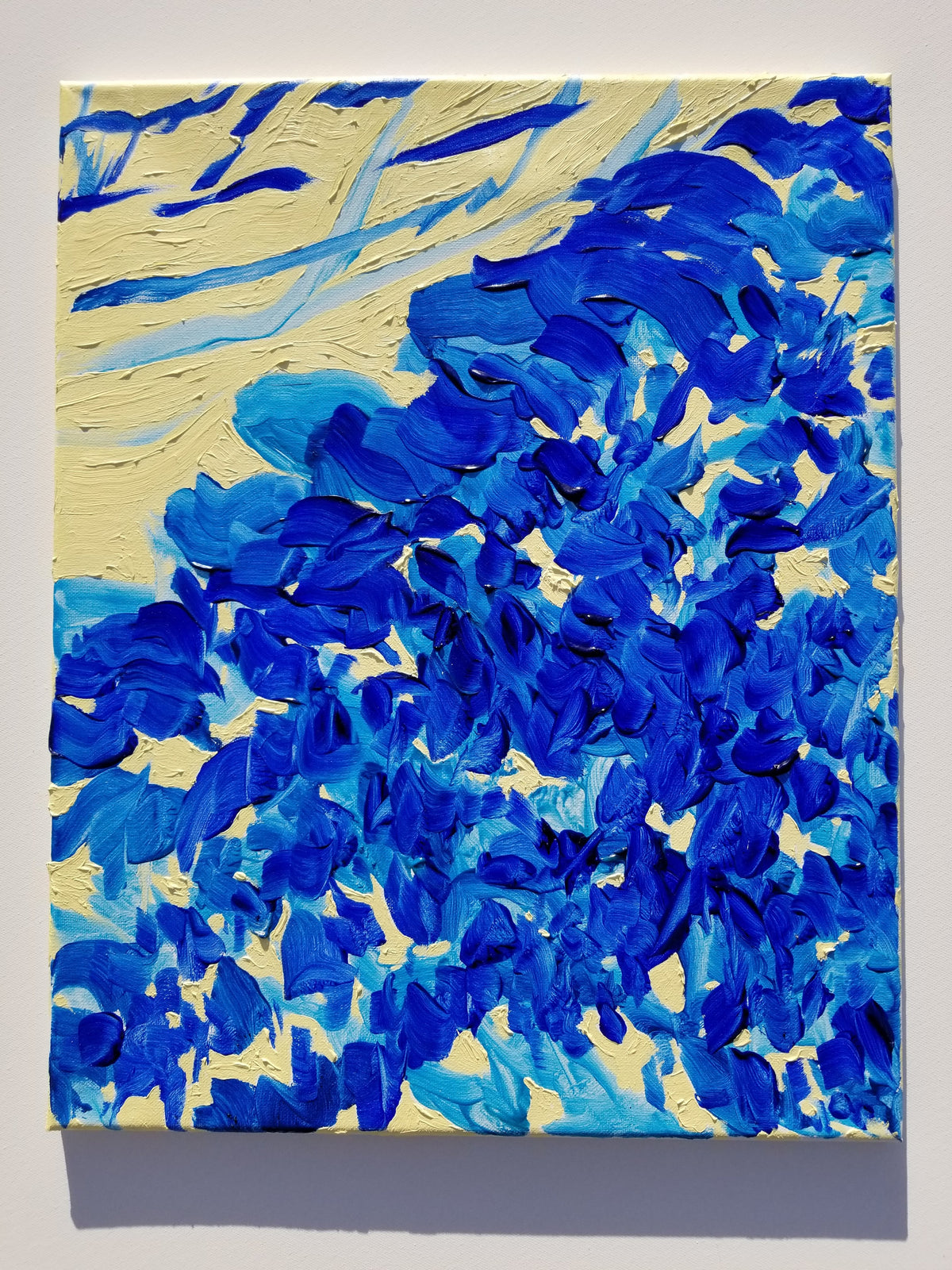 "Blue Whispers" Original Painting - Find the Beautiful
