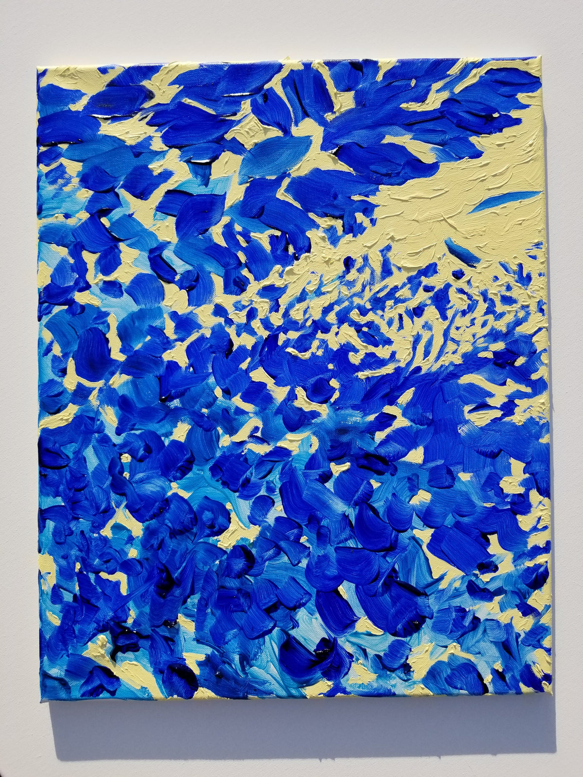 "Blue Whispers" Original Painting - Find the Beautiful