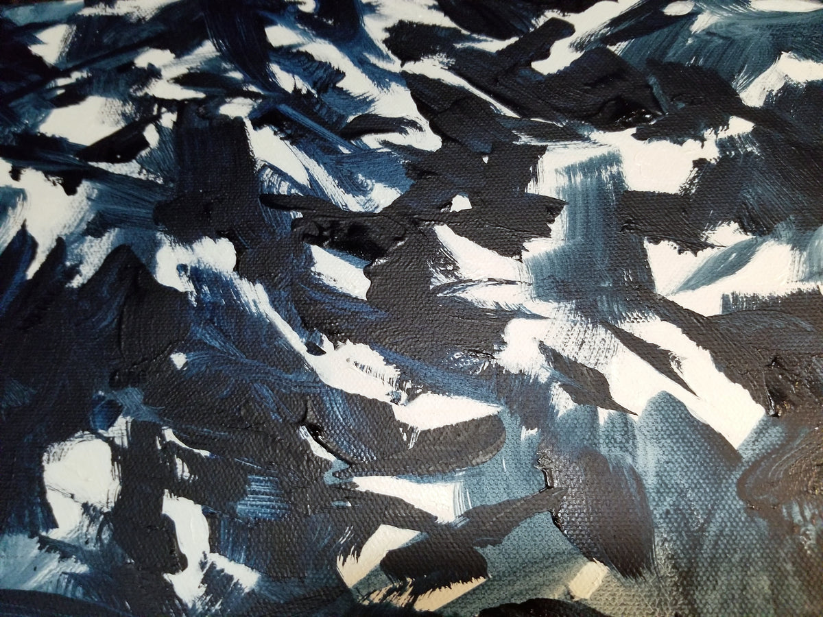 "Flow Space Wings" Original Painting - Find the Beautiful