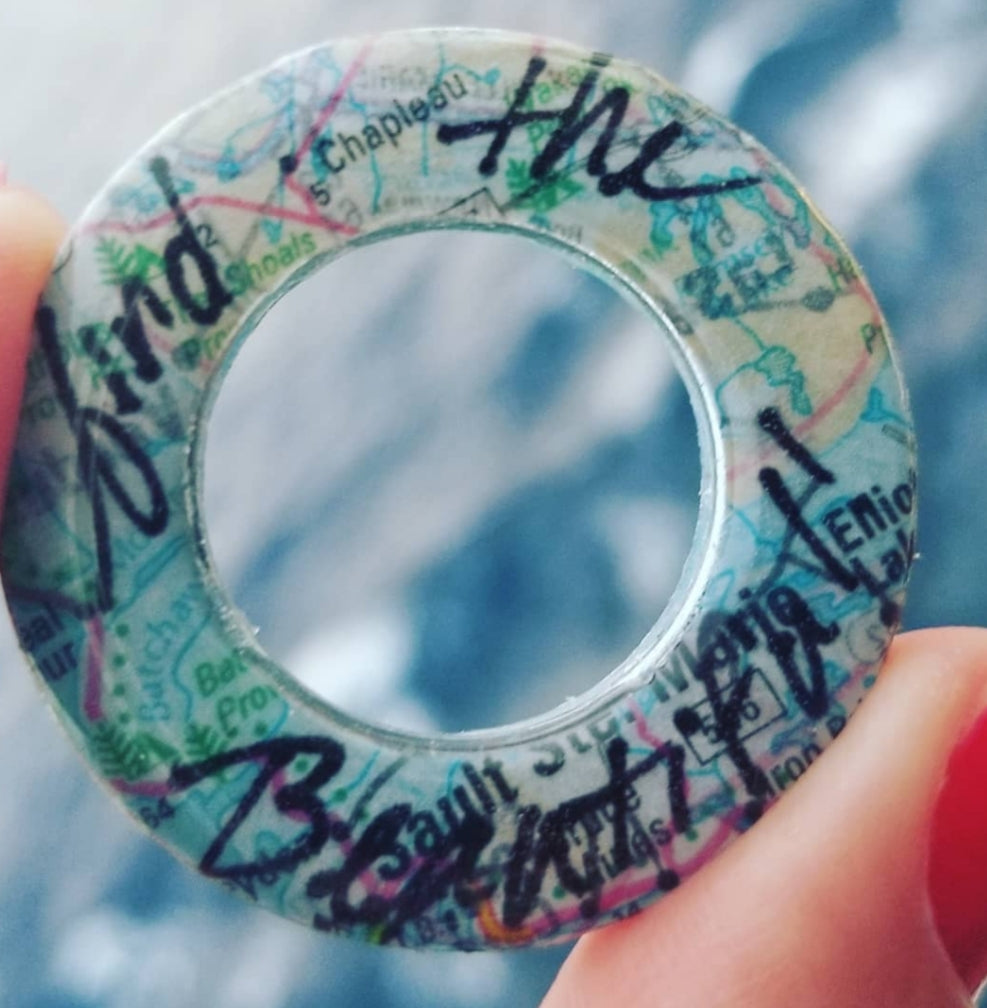 Find the Beautiful - Fuck It Ring Blue & Map - Find the Beautiful