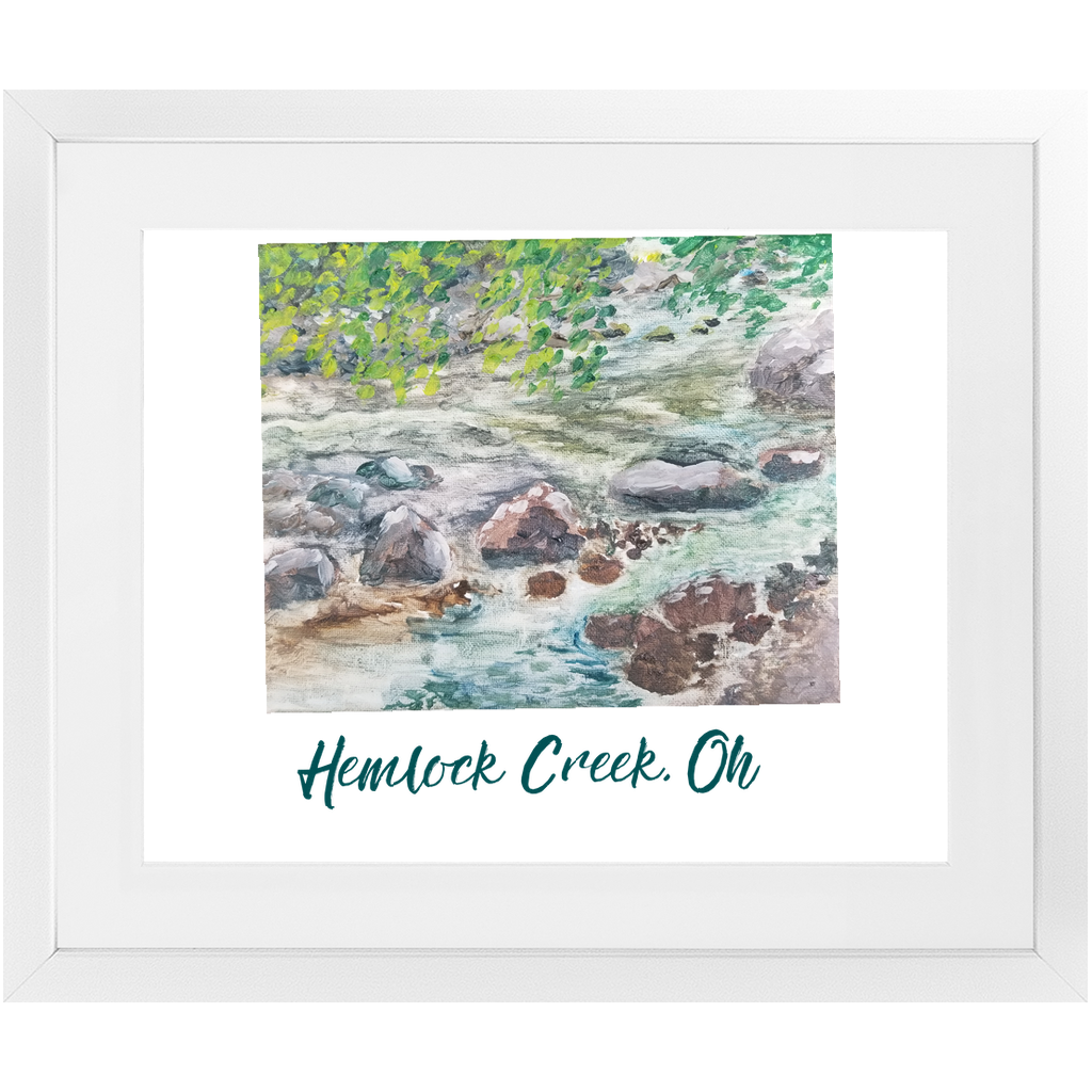 Hemlock Creek Ohio Framed Prints - Find the Beautiful