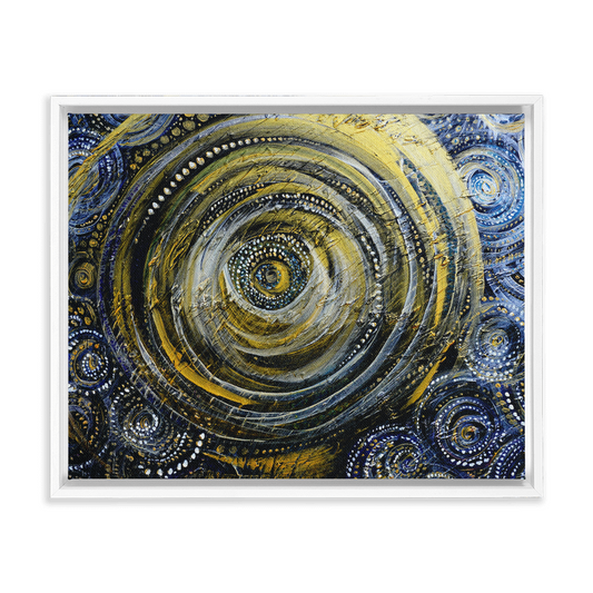 Cosmic Stardust Framed Canvas Wraps - Find the Beautiful